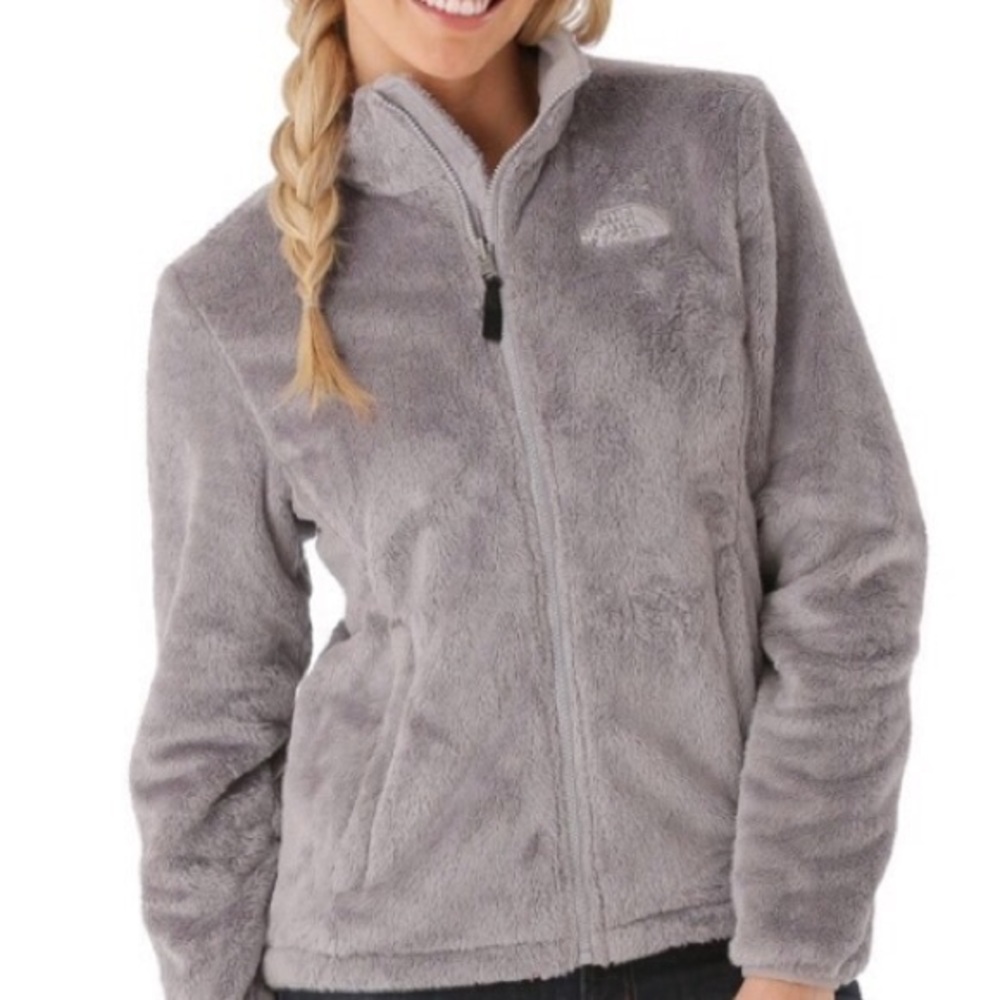 grey north face osito jacket